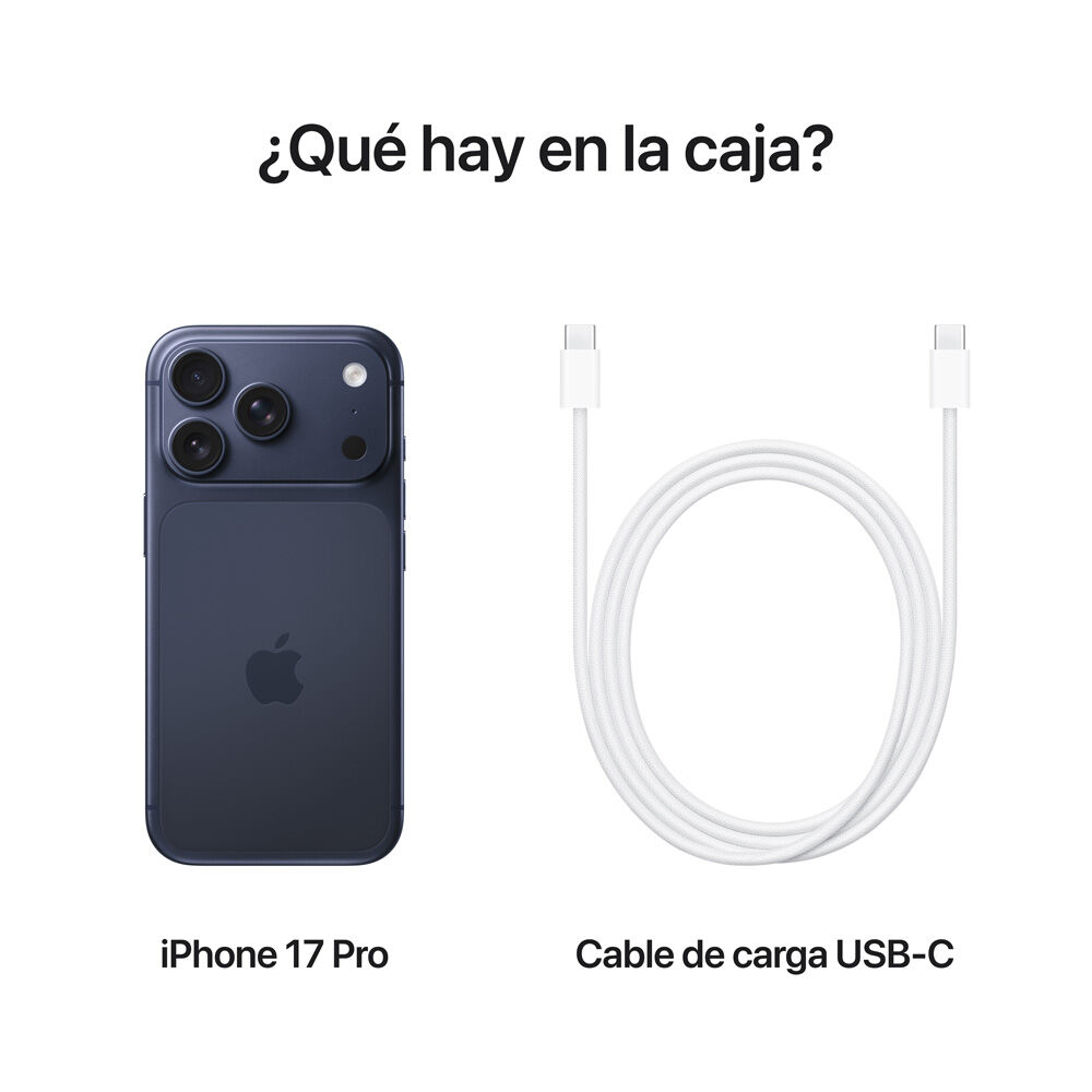 Apple iPhone 17 Pro 256GB Azul profundo Claro 6,3