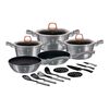 Batería de Cocina Berlinger Haus 17 Piezas Platino