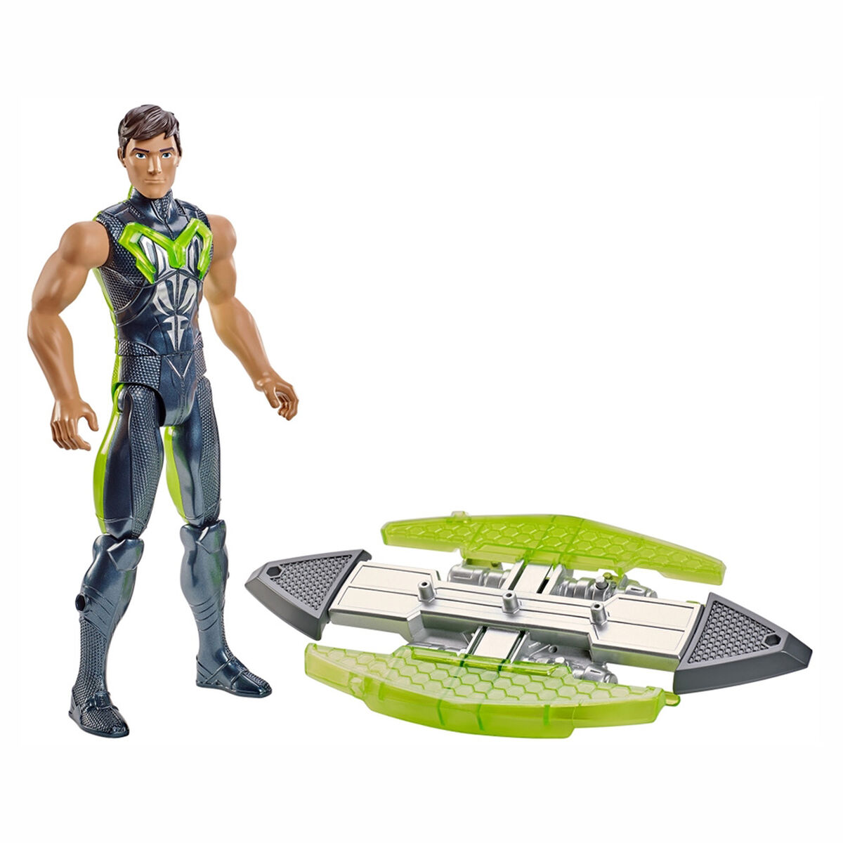 Max Steel Figura con Turbo