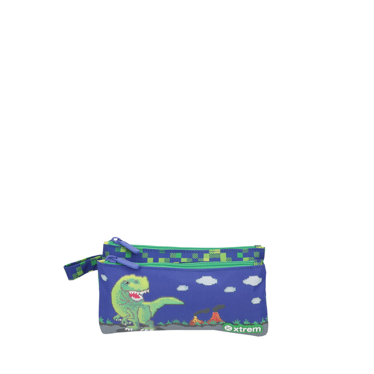 Estuche Xtrem Trinity 5XT Dino Azul