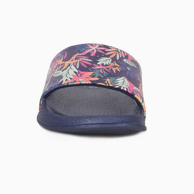 Imagen 2 del producto Sandalia Plana Mujer Icono Azul, Multicolor, Negro, Plateado