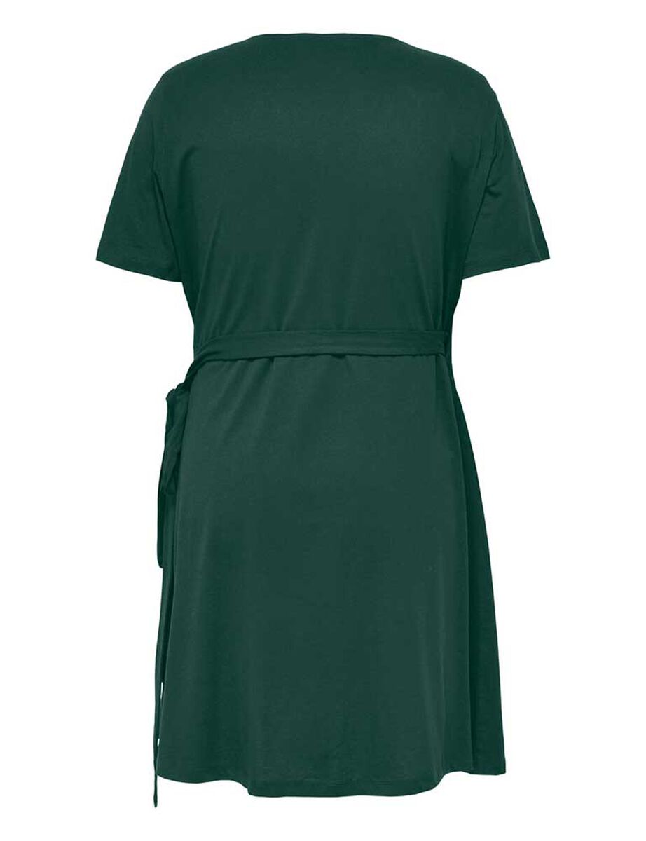 Vestido Corto Manga Corta Cuello V Mujer Only Carmakoma