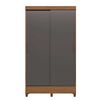 Closet Casanova Fit 2 Puertas Jequitiba Grafito