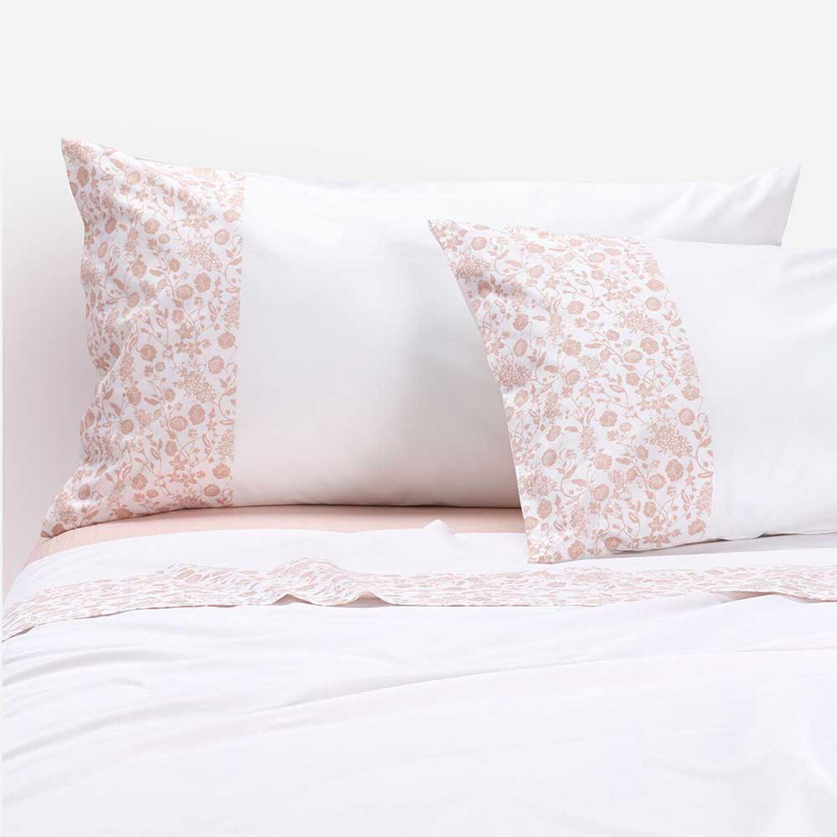 Juego de Sábanas Rosen 180 Hilos King Guarda Rosas Rosa