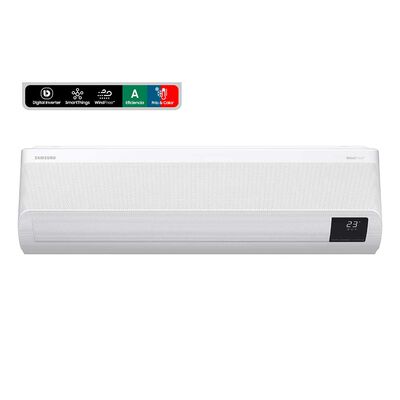 Aire Acondicionado Samsung AR24BSEAMWK/ZS Wind-Free Inverter 24000 BTU Frío-Calor WiFi