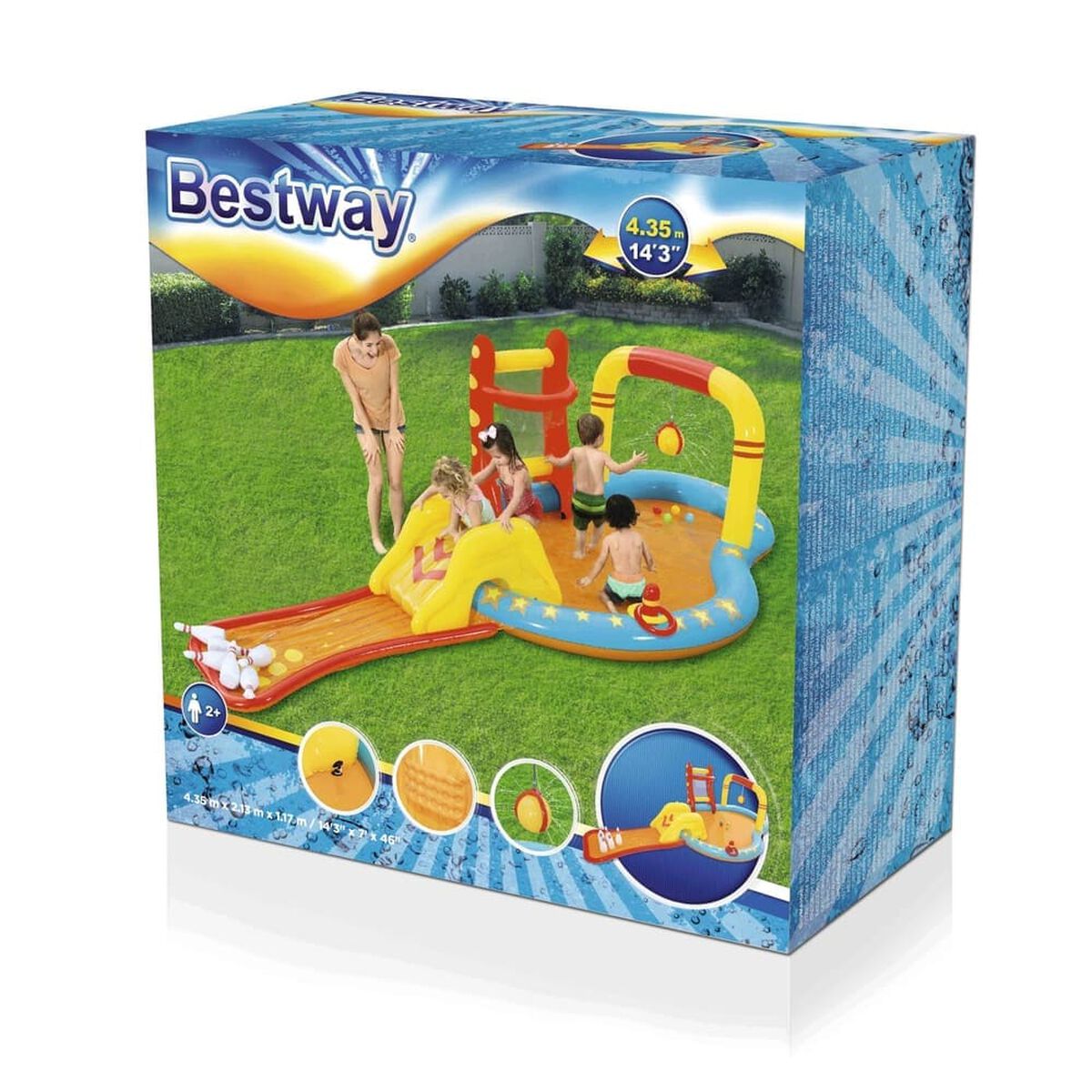 Juego Inflable Didactico Bowling Bestway