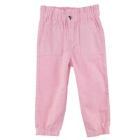 Pantalón Cintura Ajustable de Algodón Chess Baby Rosado, Verde