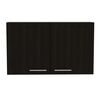 Mueble de Cocina Aéreo TuHome Manchester Wengue 2 Puertas