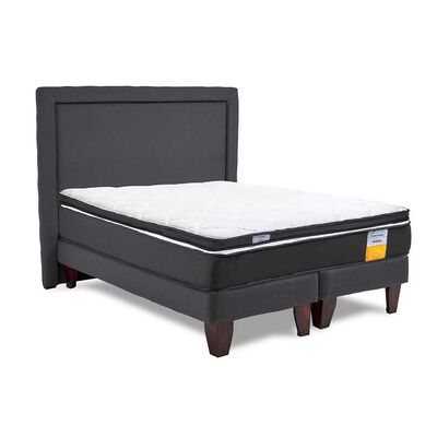 Imagen 2 del producto Cama Europea Drimkip Base Dividida Súper King Funcional + Respaldo + Topper