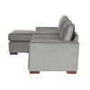 Sofá Seccional Izquierdo Latam Home Livorno 3 Cuerpos Gris