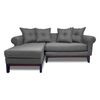 Seccional Izquierdo Living Factory Oklahoma 4 Cuerpos Gris
