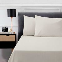 Juego de Sábanas Lisa Zibel King 200 Hilos 100% Algodón Grass, Snow