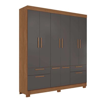 Imagen 2 del producto Clóset Onessta Curitiba 8 Puertas 4 Cajones Grafito