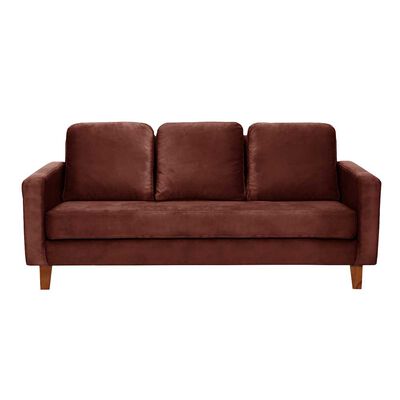 Sofá Latam Home Venecia 3 Cuerpos Chocolate