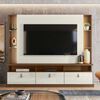 Panel TV Onessta Bilbao Cedro Off White Hasta 75"