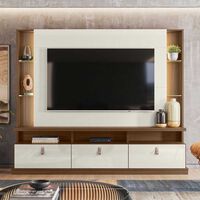 Panel TV Onessta Bilbao Cedro Off White Hasta 75""