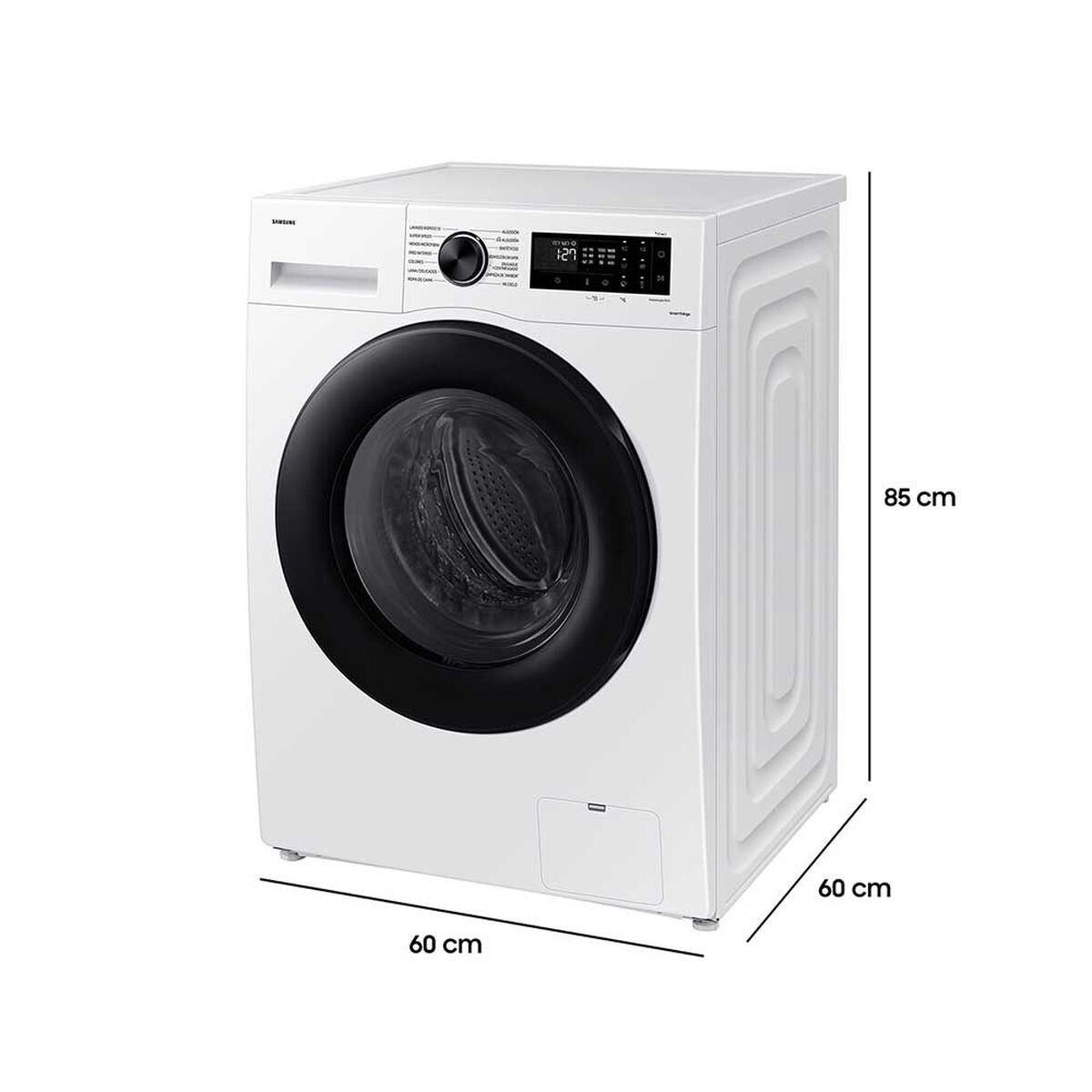 Lavadora Automática Frontal Samsung WW12CGC04DAEZS 12 kg.