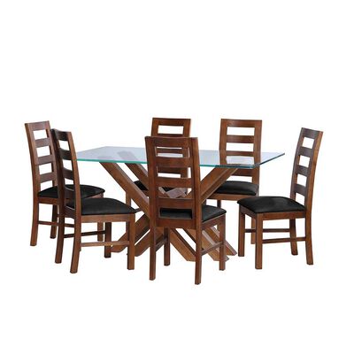 Juego de Comedor Latam Home Merida 6 Sillas Negro