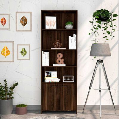 Imagen 1 del producto Biblioteca TuHome Lisa Habano 2 Puertas