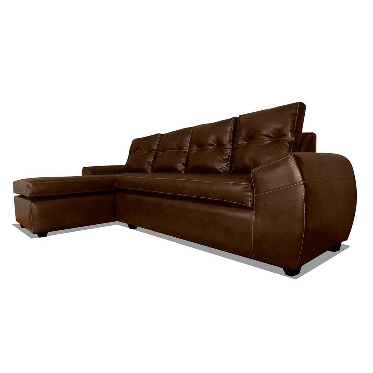 Seccional Izquierdo Elegant Houston Cheise PU 5 Cuerpos Cefe