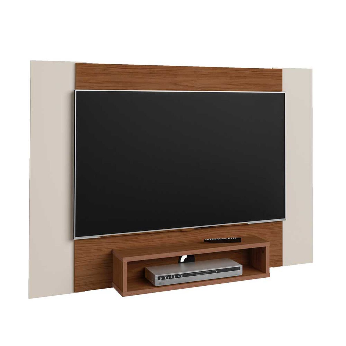 Panel TV Exit Cine Hasta 47" Cedro y Beige