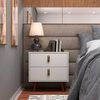 Velador Di Poretti Design Padua 2 Cajones Blanco