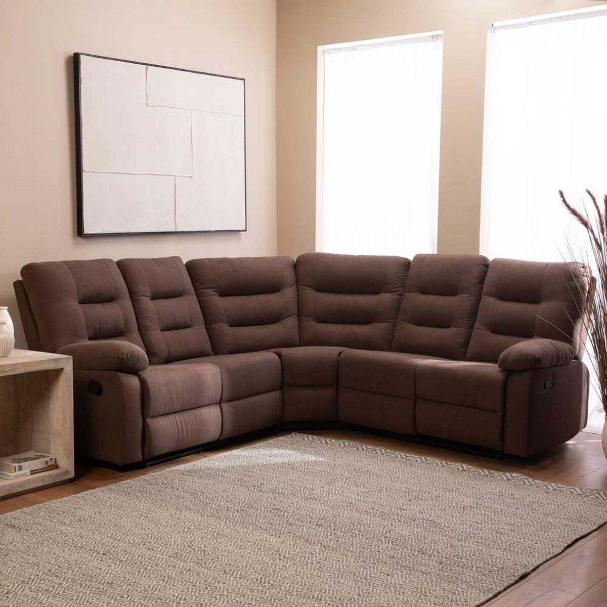 Seccional Daniels 8038BR 5 Cuerpos Café