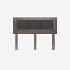 Cama Europea Rosen Base Dividida King New style 6 + Respaldo Rachel Gris