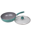 Wok Acero Inoxidable Doral Montecarlo Turquesa 30 cm