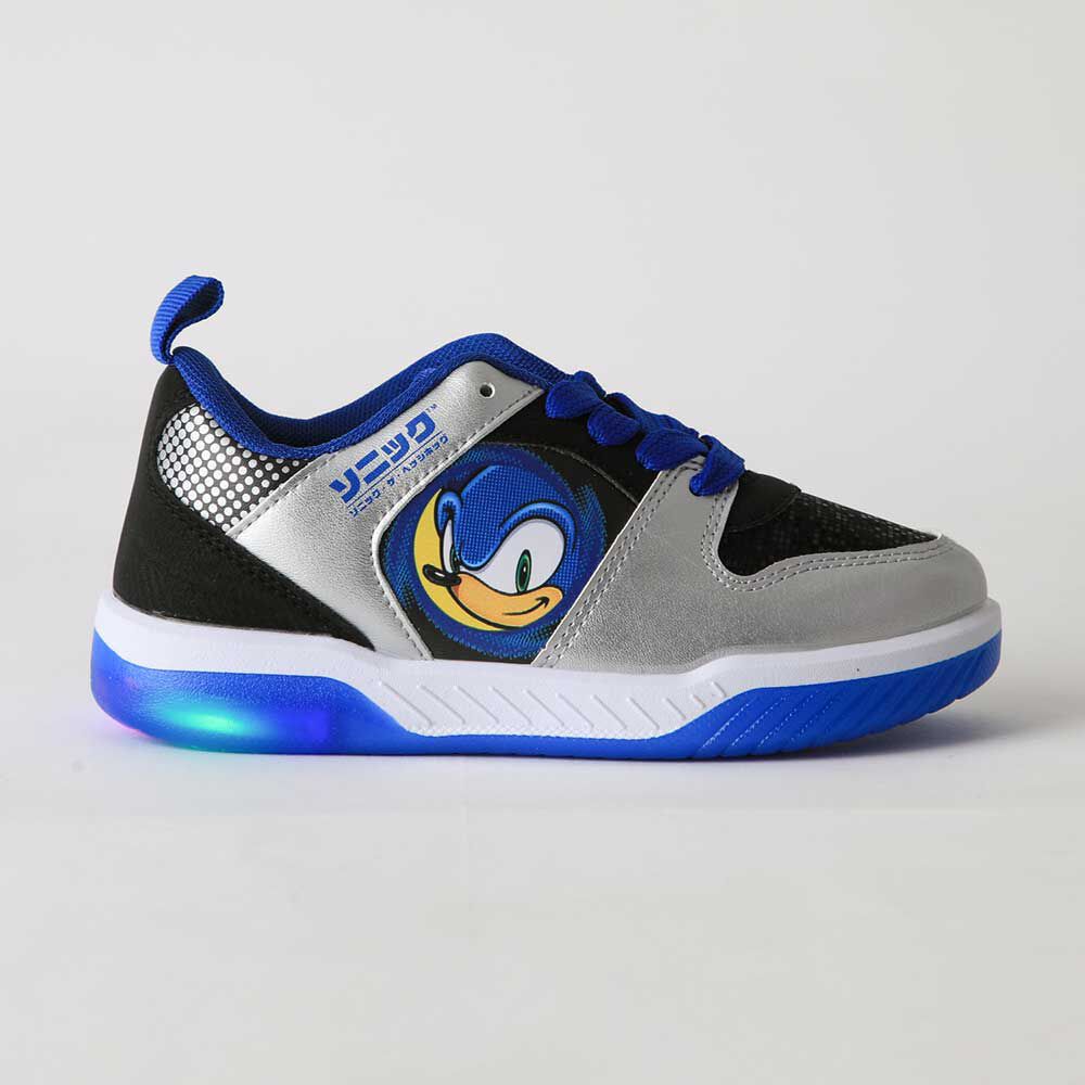Zapatilla Con Luces Letra China Niño Sonic