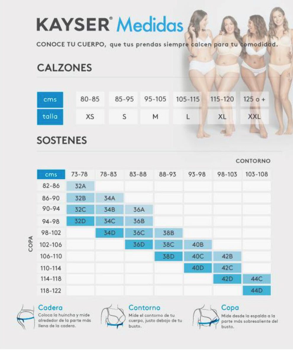 Pack 3 Sostenes Mujer Kayser
