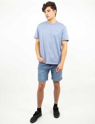 Imagen 2 del producto Polera Lisa Manga Corta Hombre Icono Celeste, Navy, Verde-Cla