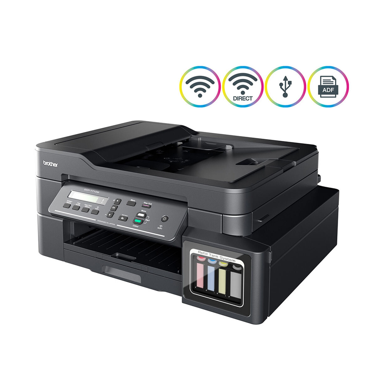 Multifuncional Brother Tinta Continua DCP-T710W WiFi