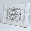 Bandeja Madera Vgo Rectangular 40 x 24 cm Blanco