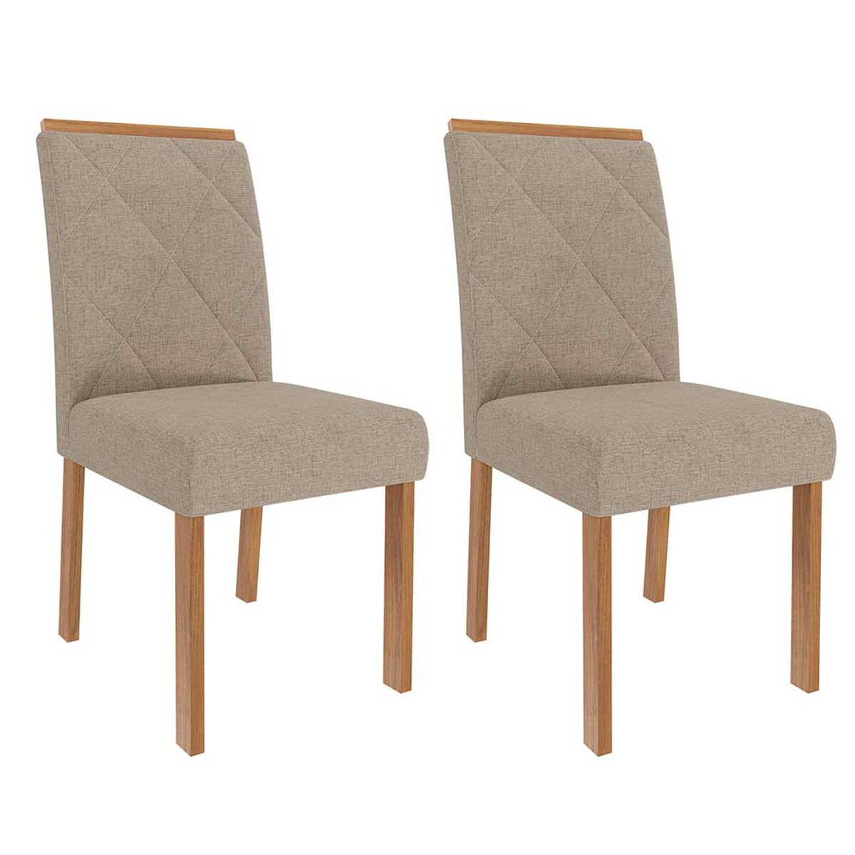 Juego de Comedor Decocasa Valentina 4 Sillas Off White
