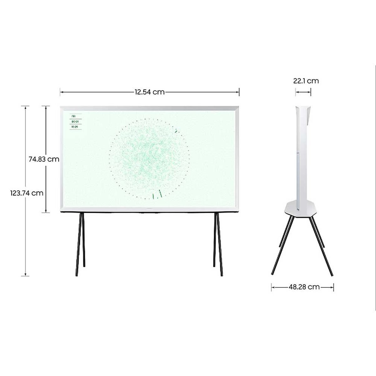 LED 55" Samsung The Serif LS01D 4K Smart TV 2024