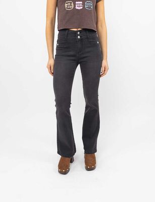 Imagen 1 del producto Jeans Flare Mujer Icono Celeste, Marengo