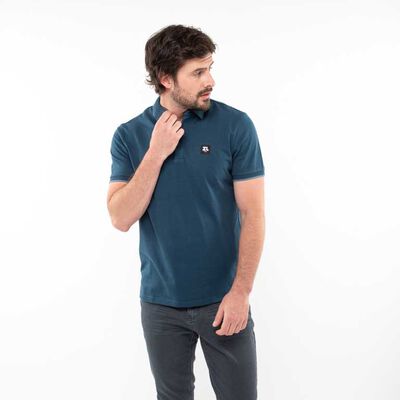 Polera Piqué Slim Manga Corta Hombre Zibel