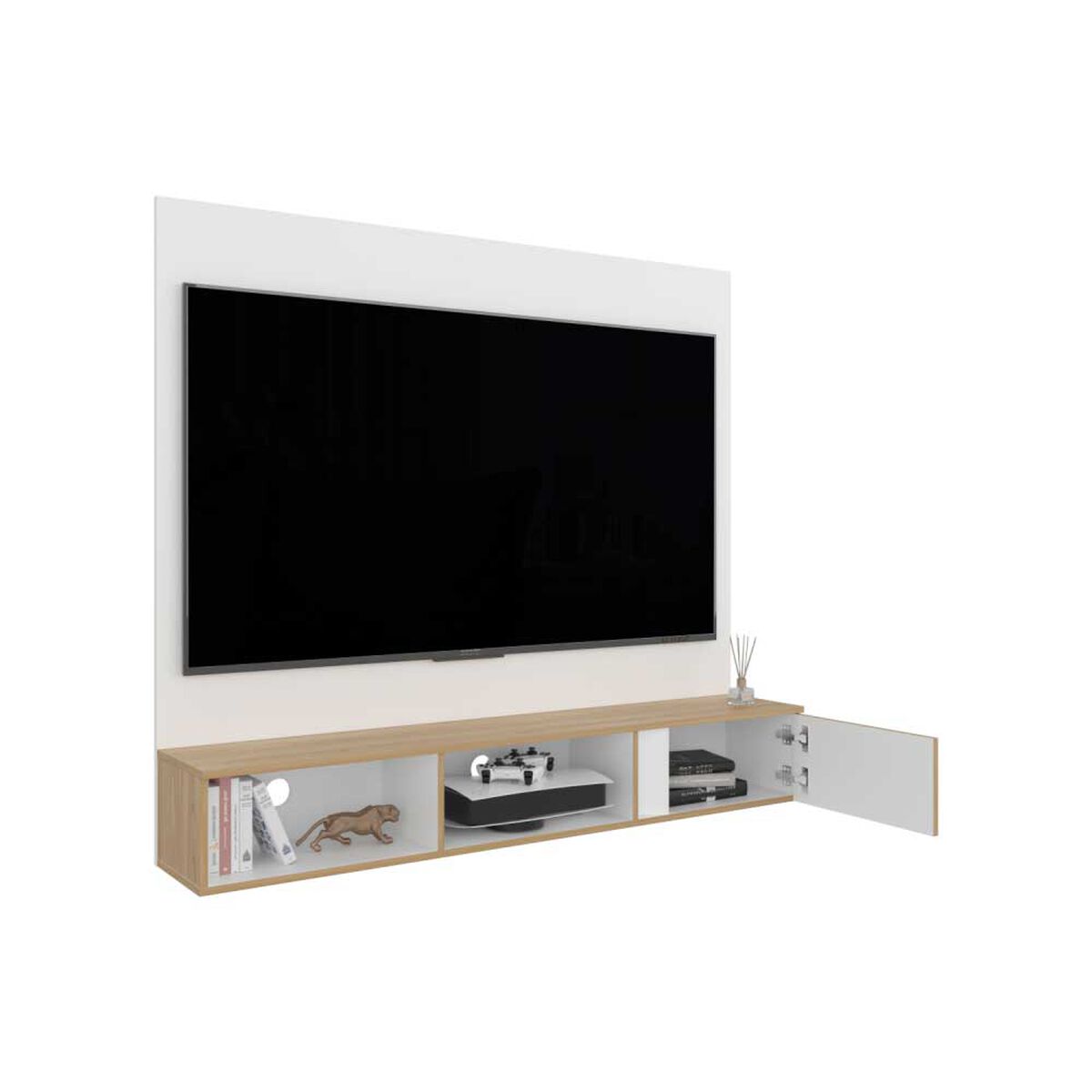 Panel TV TuHome Dassel Hasta 65" Carpi Y Milan