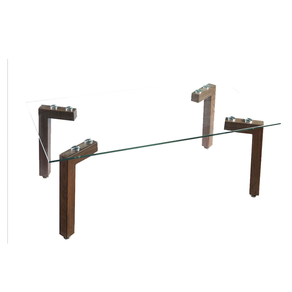 Mesa de Centro Spazzio Jockey Nogal