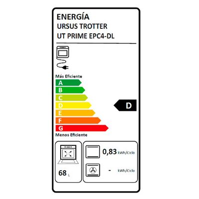 Imagen 2 del producto Horno Eléctrico Ursus Trotter Horno Eléctrico Ut Prime Epc4 Dl 68 lts.