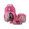 Pack 3 Piezas Mochila 15", Lonchera y Estuche Barbie