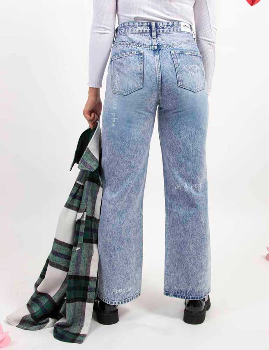 Jeans Recto Mujer Icono