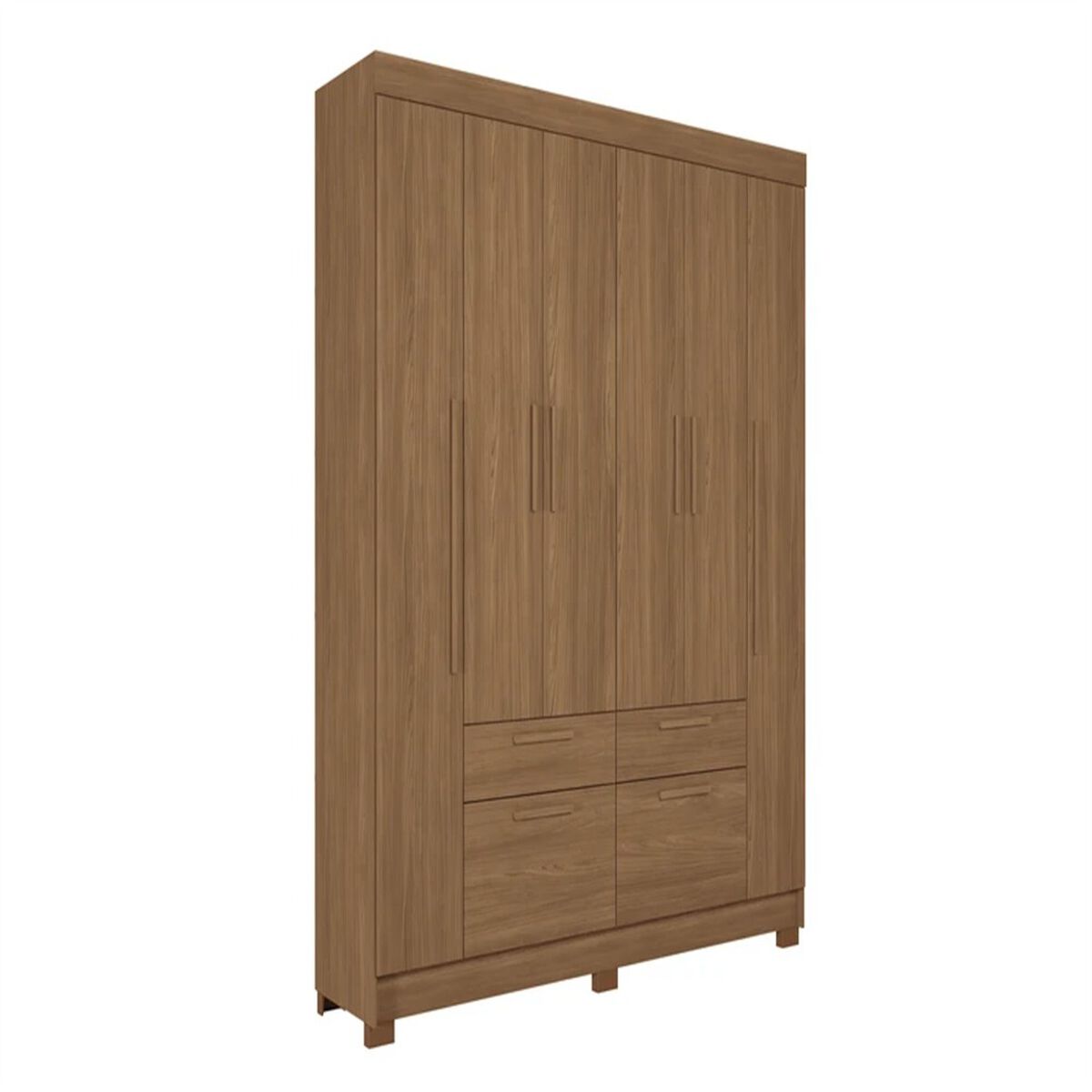 Closet Altavision Guarapuava 6 Puertas 4 Cajones Caf&eacute;