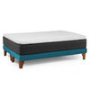 Cama Europea Latam Home 2 Plazas New Top BD Azul Petr&oacute;leo