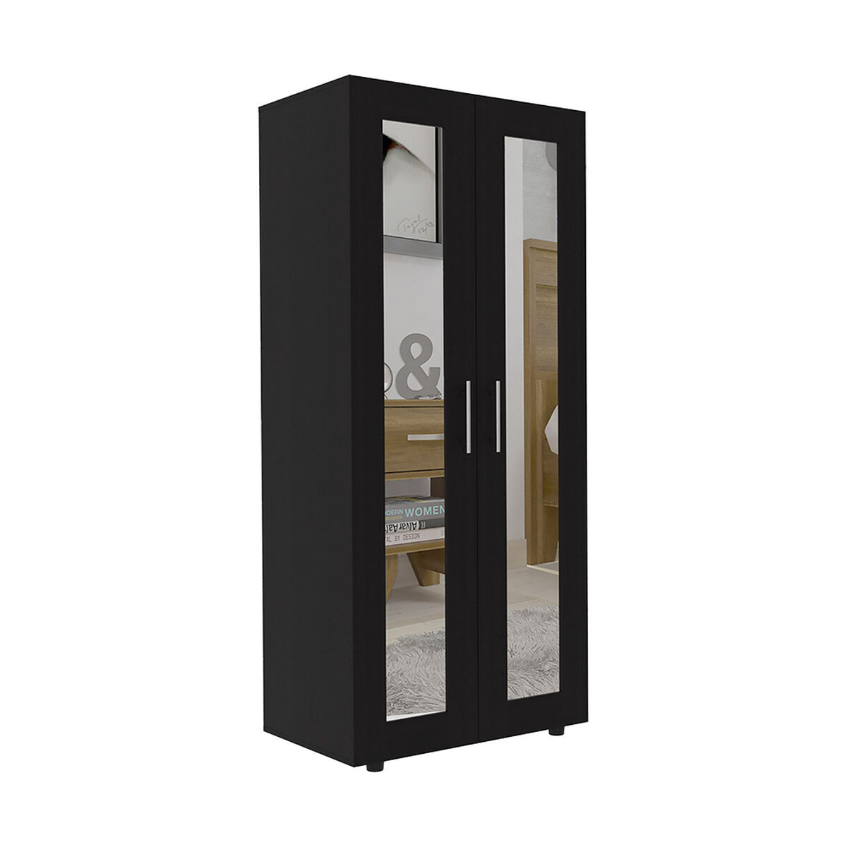 Clóset TuHome Z-80 2 Puertas con Espejos