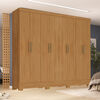 Closet Di Poretti Design Andorra 4 Cajones 8 Puertas Caf&eacute; Claro