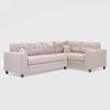 Sofá Seccional Derecho Living Factory Dubai 5 Cuerpos Beige