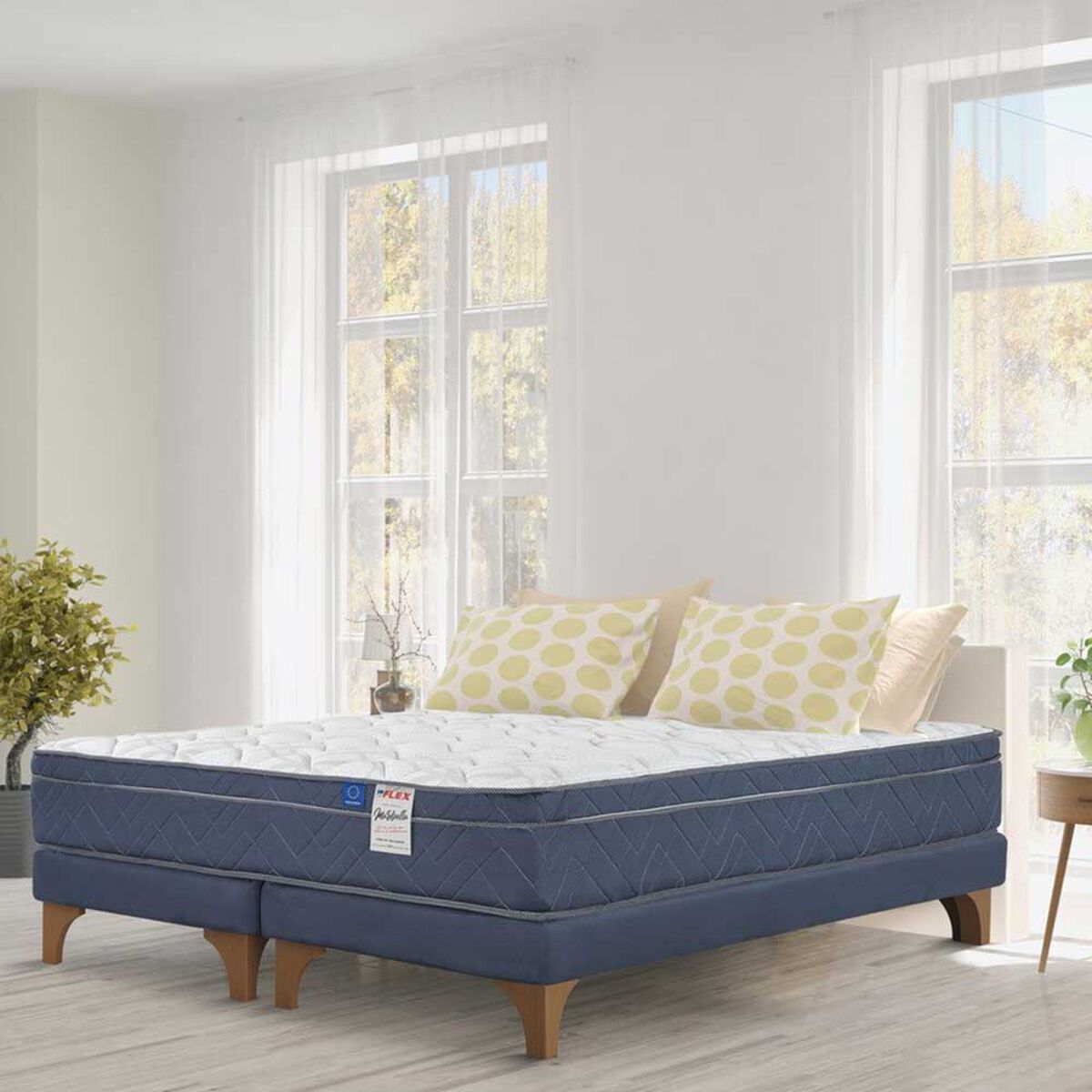 Cama Europea Flex 2 Plazas Marbella