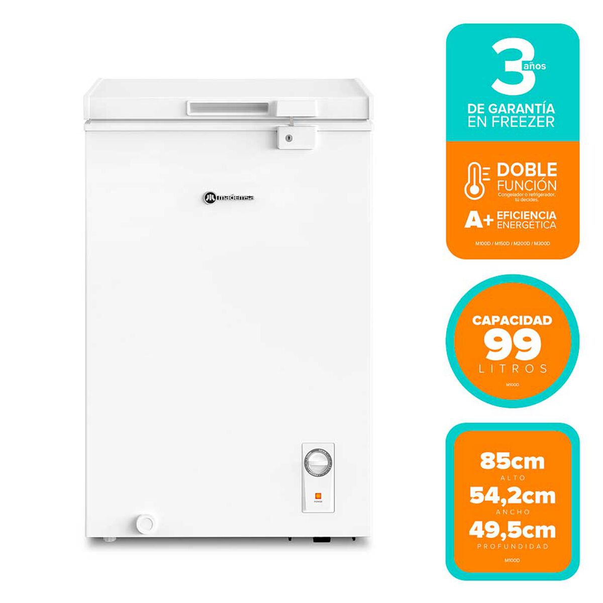 Freezer Horizontal Mademsa M100D 99 lts